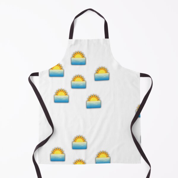 Item preview, Minimalist Sunset and Ocean Emoji Pattern designed and sold by Faali950.