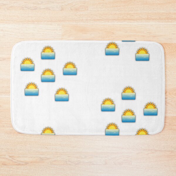 Item preview, Minimalist Sunset and Ocean Emoji Pattern designed and sold by Faali950.