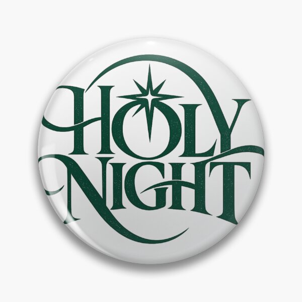 Item preview, Holy Night Elegant Typography Christmas Tee designed and sold by PhylonBoxx.