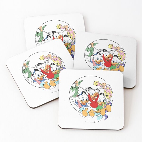Item preview, Vintage DuckTales Triplets Playing Laundry Line Graphic designed and sold by MindrootEchoart.