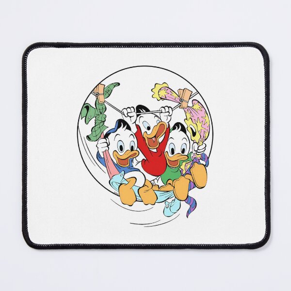 Item preview, Vintage DuckTales Triplets Playing Laundry Line Graphic designed and sold by MindrootEchoart.