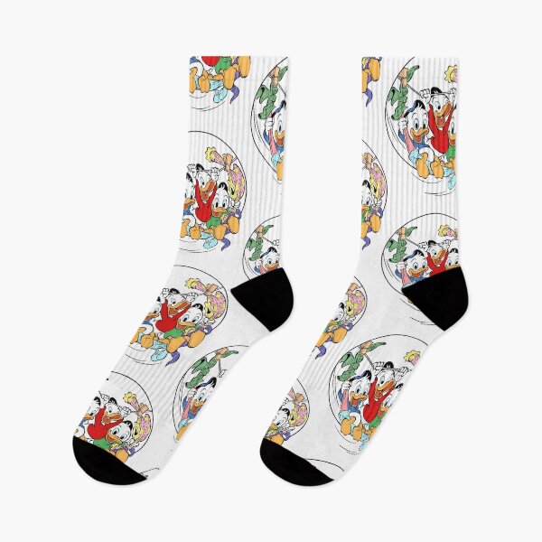 Item preview, Vintage DuckTales Triplets Playing Laundry Line Graphic designed and sold by MindrootEchoart.