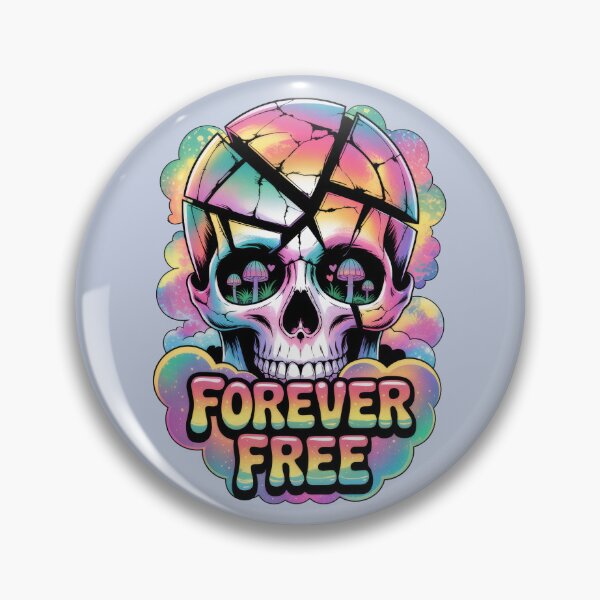 Item preview, Trippy - Freedom Skull   designed and sold by Kaurisdigital.