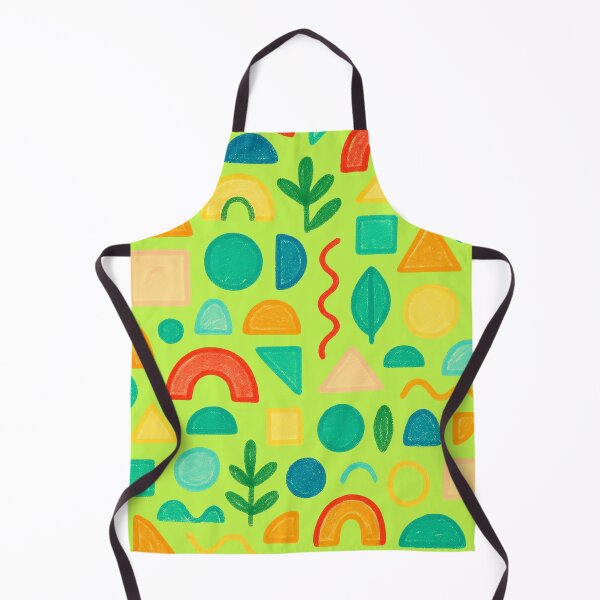 Item preview, Cute Pastel Lime Green Abstract Crayon Shapes Pattern designed and sold by creativerooney.