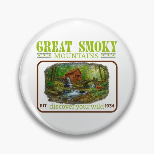 Item preview, The Great Smoky Mountains Water Based Textured Design designed and sold by DivineHaven.