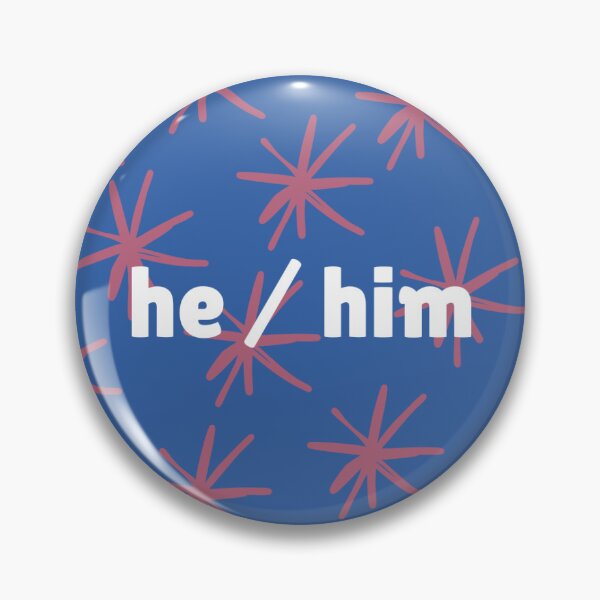 Item preview, he him pronoun print designed and sold by quincy_world.