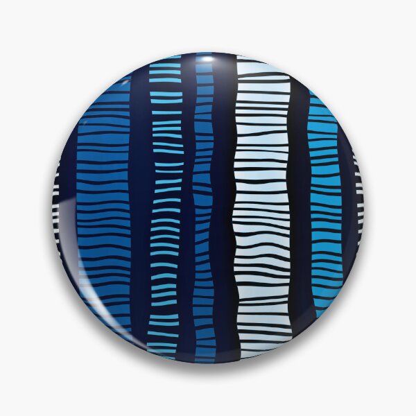 Item preview, Teal Blue And Aqua Tropical Abstract Line Design designed and sold by DEC02.