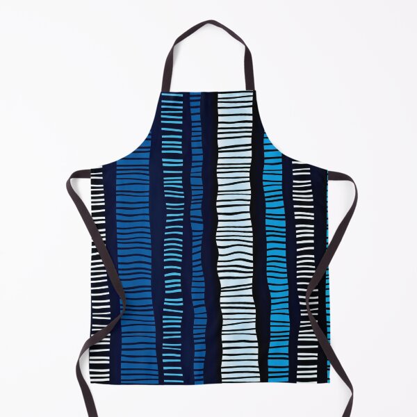 Item preview, Teal Blue And Aqua Tropical Abstract Line Design designed and sold by DEC02.