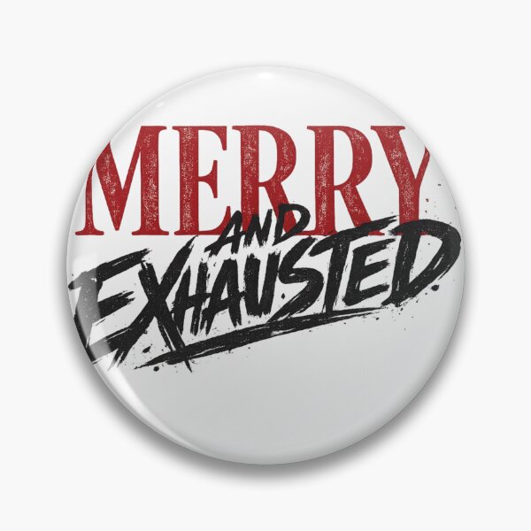 Item preview, Merry And Exhausted Chaotic Holiday Tee designed and sold by PhylonBoxx.