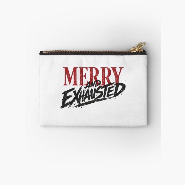 Item preview, Merry And Exhausted Chaotic Holiday Tee designed and sold by PhylonBoxx.