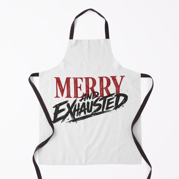 Item preview, Merry And Exhausted Chaotic Holiday Tee designed and sold by PhylonBoxx.