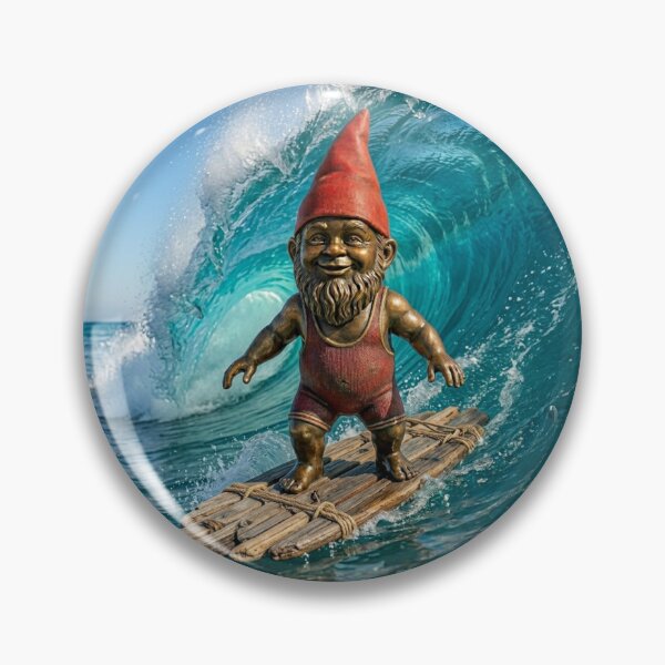 Item preview, Thinking of Wroclaw - Gnome Surfing designed and sold by Purrfecta.
