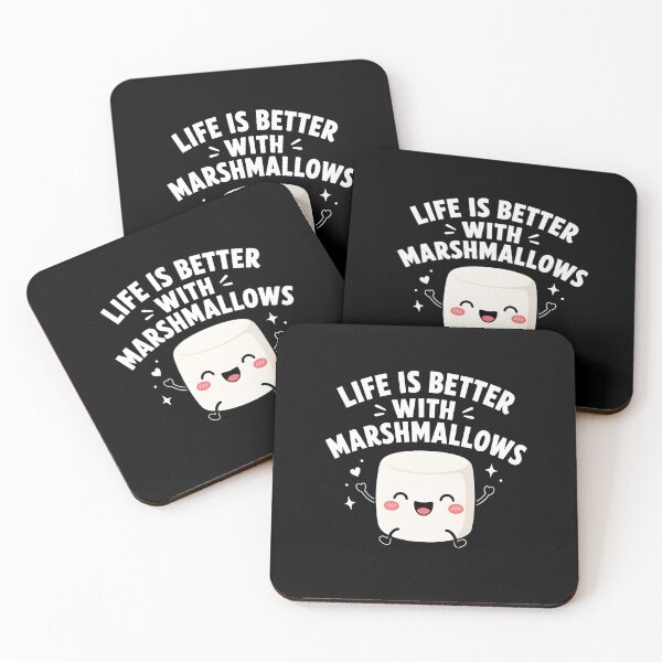 Item preview, Life is Better with Marshmallows designed and sold by zoes-ink.
