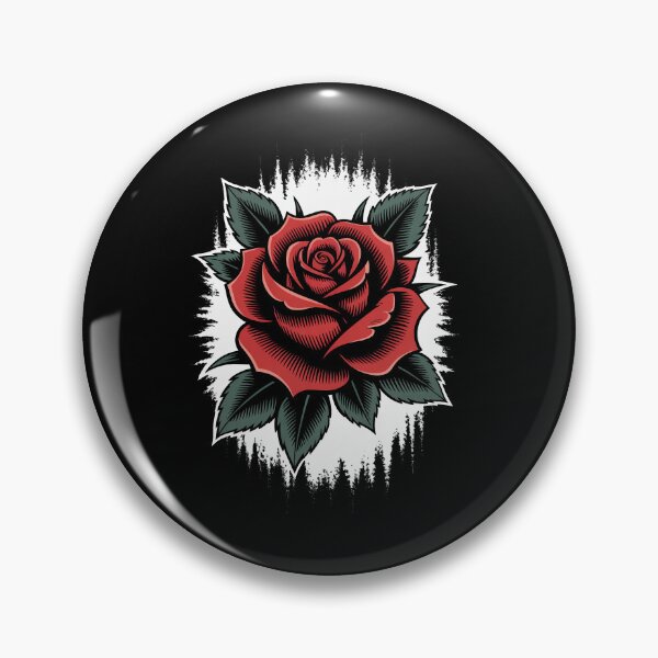 Item preview, Grunge Rose Full Bloom Tattoo Art Gothic Floral designed and sold by Say It With Ink.
