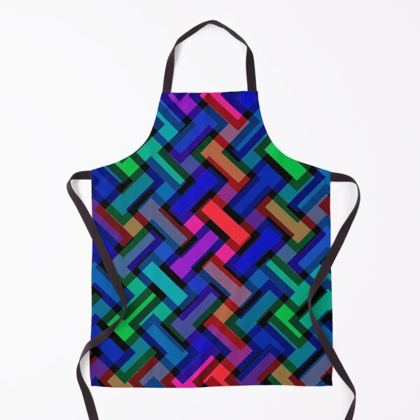 Item preview, Bold Rainbow 3D Illusion Geometric Grid Tiling designed and sold by creativerooney.
