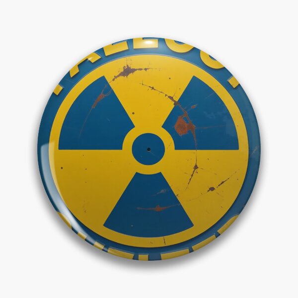 Item preview, Fallout Shelter Sign – Cold War Nuclear Shelter Symbol designed and sold by PIXEL POP DESIGNS - Beyond the Norm!.