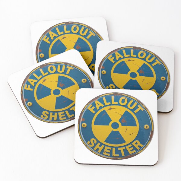 Item preview, Fallout Shelter Sign – Cold War Nuclear Shelter Symbol designed and sold by PIXEL POP DESIGNS - Beyond the Norm!.