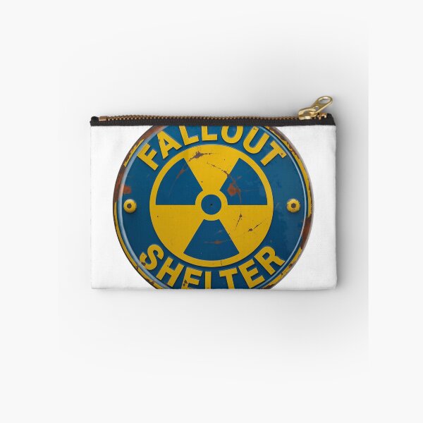 Item preview, Fallout Shelter Sign – Cold War Nuclear Shelter Symbol designed and sold by PIXEL POP DESIGNS - Beyond the Norm!.