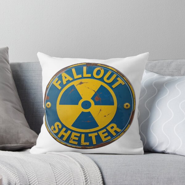 Item preview, Fallout Shelter Sign – Cold War Nuclear Shelter Symbol designed and sold by PIXEL POP DESIGNS - Beyond the Norm!.