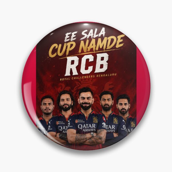 Item preview, RCB IPL 2026 Champions Poster – Ee Sala Cup Namde designed and sold by Crick-Art.
