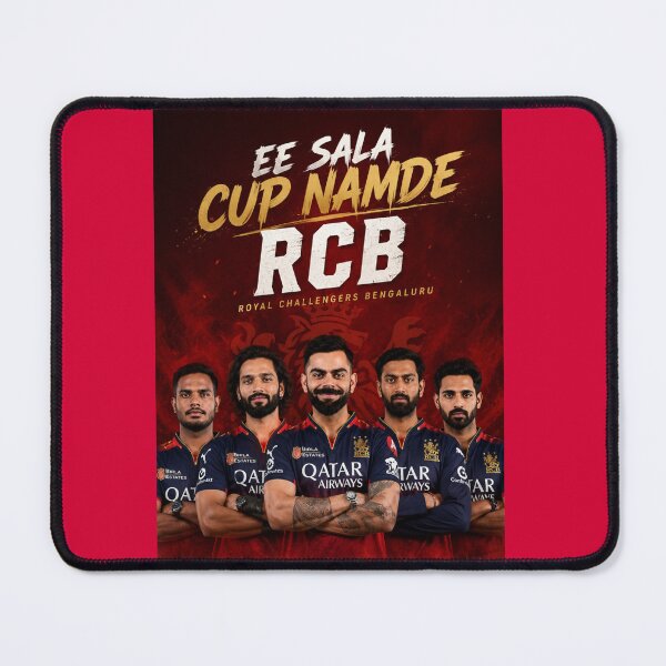 Item preview, RCB IPL 2026 Champions Poster – Ee Sala Cup Namde designed and sold by Crick-Art.
