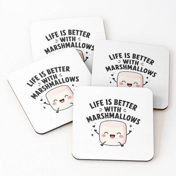 Item preview, Life is Better with Marshmallows designed and sold by zoes-ink.