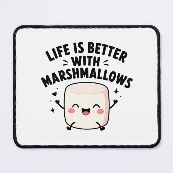 Item preview, Life is Better with Marshmallows designed and sold by zoes-ink.