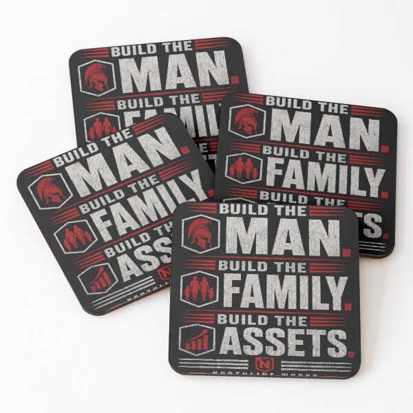 Item preview, Build The Man Build The Family Build The Assets designed and sold by NorthlineWorks.