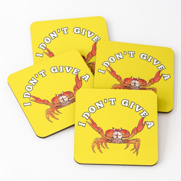 Item preview, I Don’t Give A Crab designed and sold by Kate Miller Illustrator.
