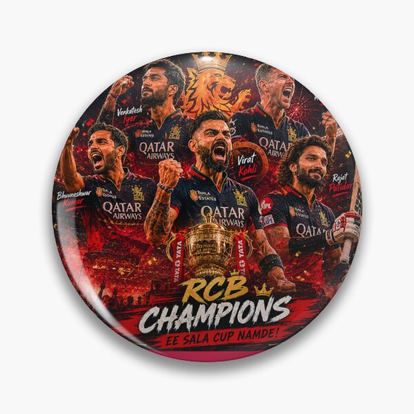 Item preview, RCB IPL 2026 Champions Poster – Ee Sala Cup Namde designed and sold by Crick-Art.