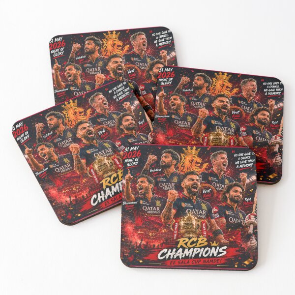 Item preview, RCB IPL 2026 Champions Poster – Ee Sala Cup Namde designed and sold by Crick-Art.