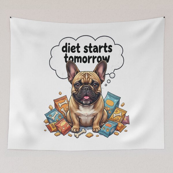 Item preview, Frenchie Failed Diet designed and sold by ClaussShop.
