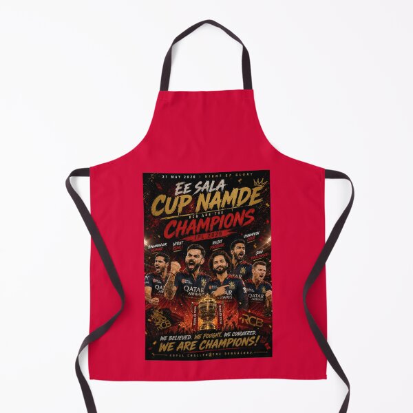 Item preview, RCB IPL 2026 Champions Poster – Ee Sala Cup Namde designed and sold by Crick-Art.
