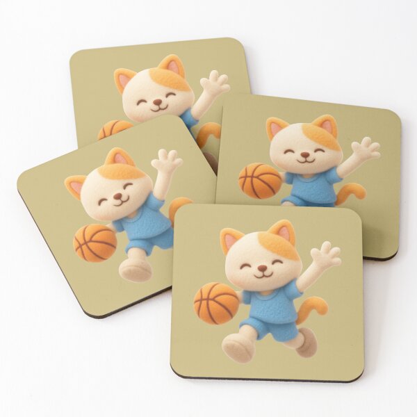 Item preview, Cute Basketball Cat Kawaii Sports  designed and sold by Siti Hoiriyah.