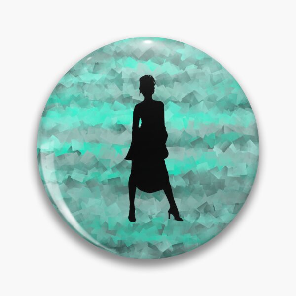 Item preview, Pattern - Aqua Crystals with Cool Woman designed and sold by ZepoPublishing.