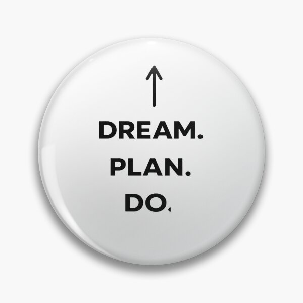 Item preview, Dream Plan Do Minimalist Motivational Quote designed and sold by Lovestickerco.