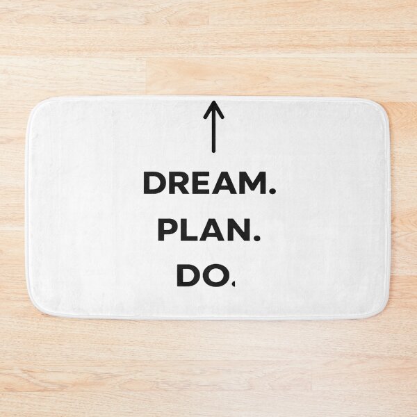 Item preview, Dream Plan Do Minimalist Motivational Quote designed and sold by Lovestickerco.