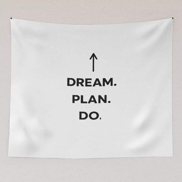 Item preview, Dream Plan Do Minimalist Motivational Quote designed and sold by Lovestickerco.