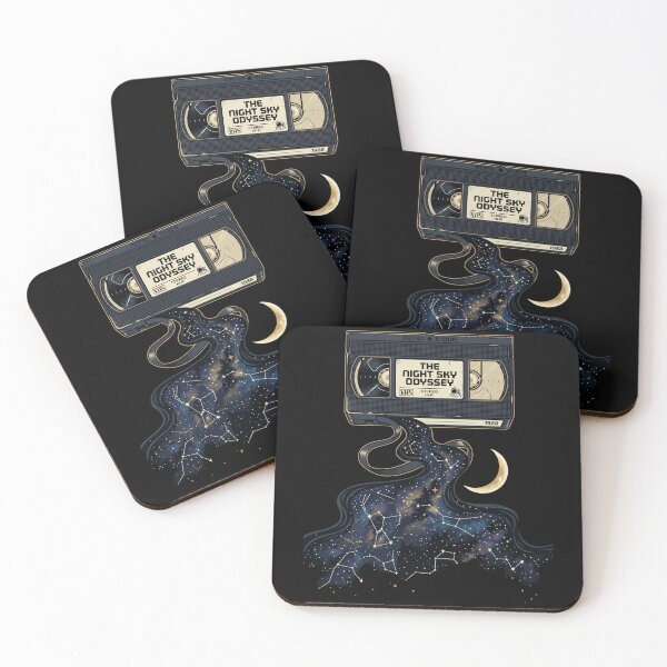 Item preview, Vintage VHS Tape Starry Night Cosmic Movie Nostalgia designed and sold by RetroRewind Studio.