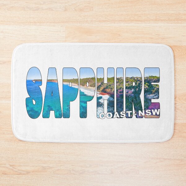 Item preview, SAPPHIRE COAST NSW - Epic Colourful Rocks Coastline Stunning Sunny Day designed and sold by Adam Gormley.