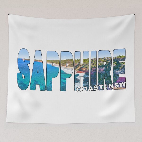 Item preview, SAPPHIRE COAST NSW - Epic Colourful Rocks Coastline Stunning Sunny Day designed and sold by Adam Gormley.