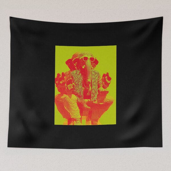 Item preview, Ganesha Bold Stillness Vision High Contrast Pop Art designed and sold by PANNARUK THAILAND.