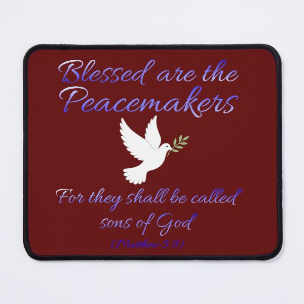 Item preview, Blessed are the Peacemakers, Matthew 5:9 Christian design designed and sold by TheBibleStop.