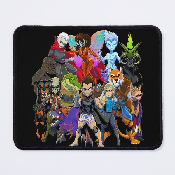 Item preview, Epic Fantasy RPG Monster And Hero Squad Comic Art designed and sold by TopKult.