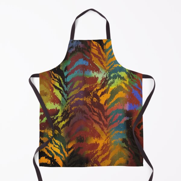 Item preview, Colorful Tiger Stripe Jungle Pattern designed and sold by trajeado14.