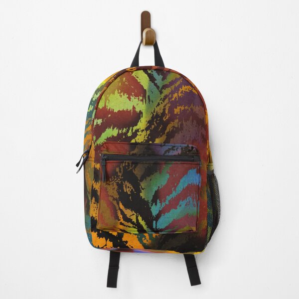 Item preview, Colorful Tiger Stripe Jungle Pattern designed and sold by trajeado14.