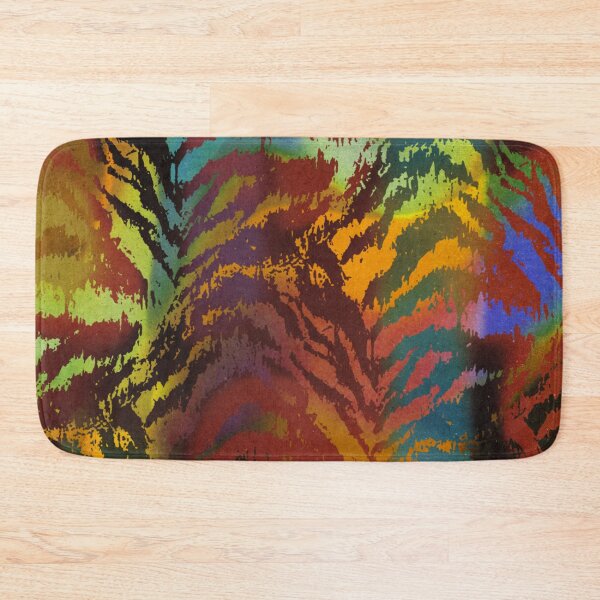 Item preview, Colorful Tiger Stripe Jungle Pattern designed and sold by trajeado14.