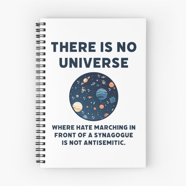 Item preview, There is no universe where hate marching in front of a synagogue is not antisemitic.  designed and sold by Rachel the Artist .