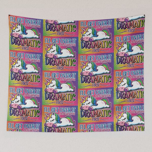 Item preview, Dramatic Unicorn - Sparkly Rainbow designed and sold by ZZDeZignZ.