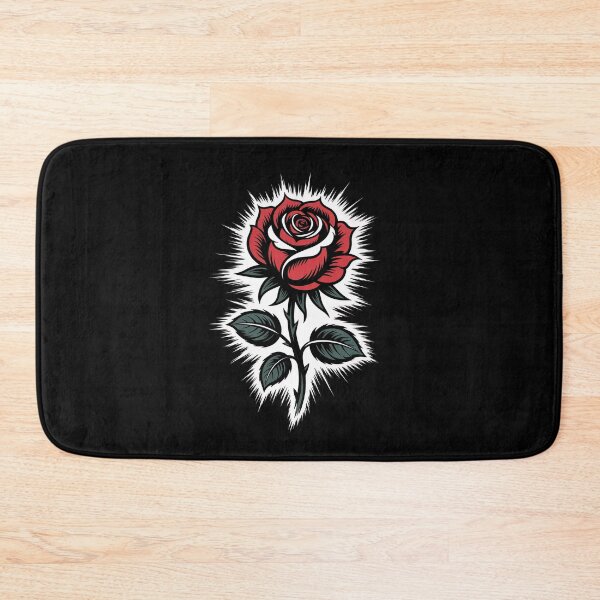 Item preview, Tattoo Style Gothic Rose Burst Background Dark Floral Art designed and sold by Say It With Ink.